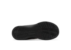 WW577VK Black Leather Velcro Walking Shoe
