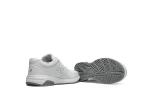 WW813WT White Leather Walking Shoe