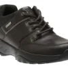 XCS Spruce Peak Black Waterproof Leather Lace-Up Walking Shoe