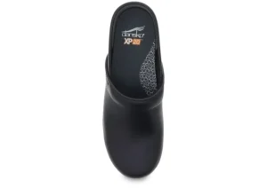 XP 2.0 Black Waterproof Leather Pull Up Clog