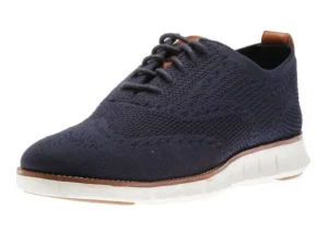 ZERu00d8GRAND Wingtip Oxford Blue Stitchlite
