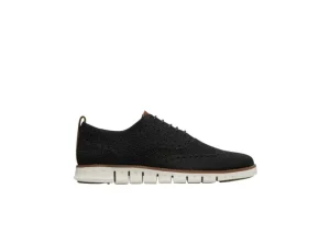 ZERu00d8GRAND Wingtip Oxford Black Stitchlite